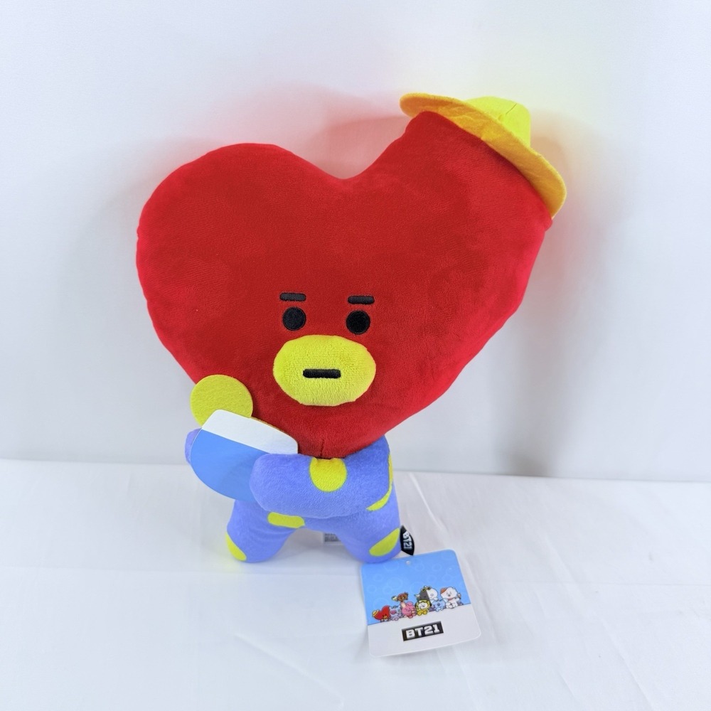 BT21 Line Friends Bon Voyage Tata 15in‎ Plush BTS Heart 15"
